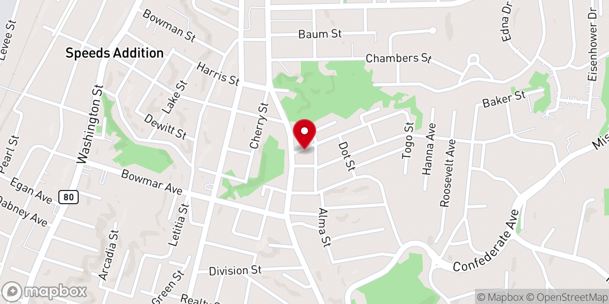 Map showing location of Standfield New Life Christian