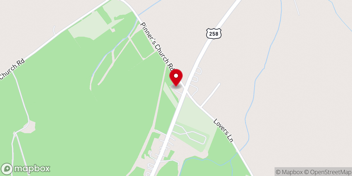 Map showing location of New Community Church of God