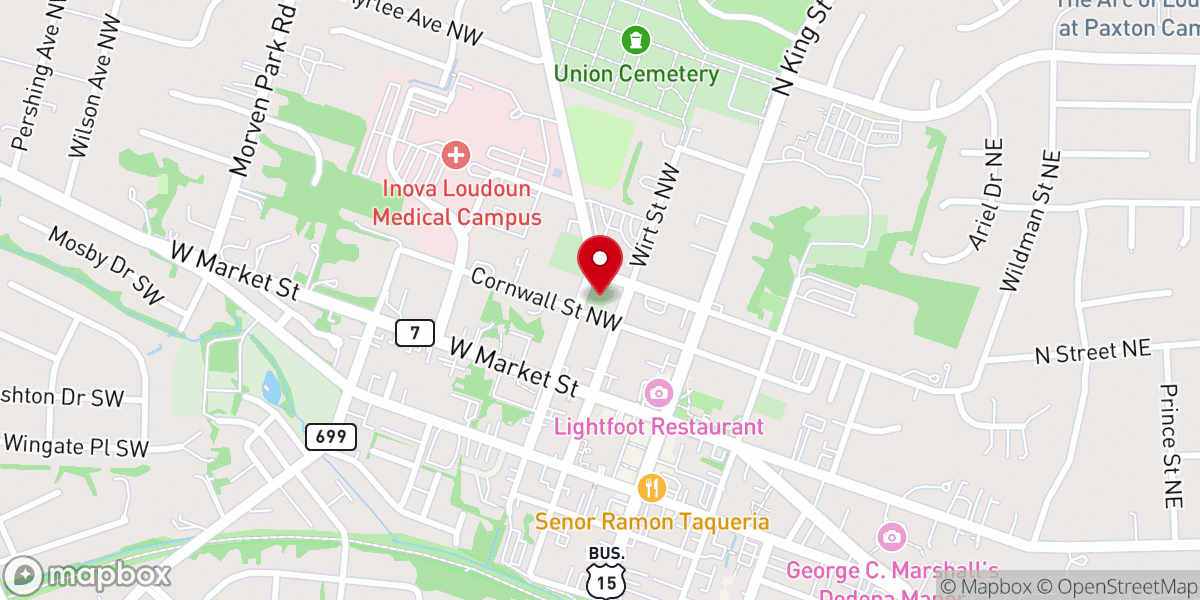 Map showing location of Old Stone Church Archeological Site