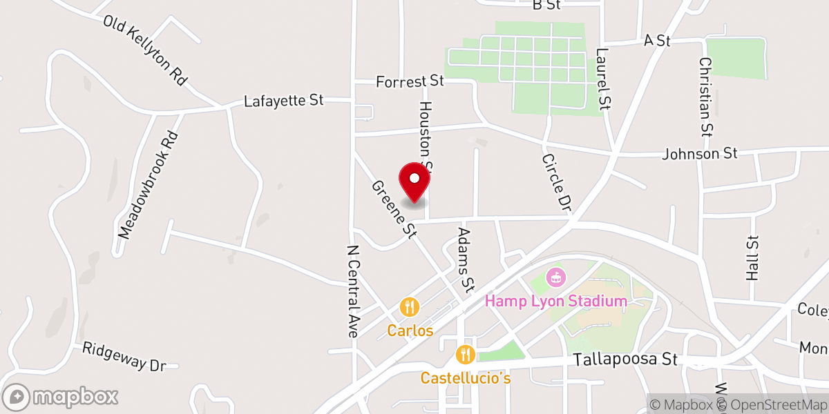Map showing location of Jacob's Ladder Creative Learning Center & Daycare