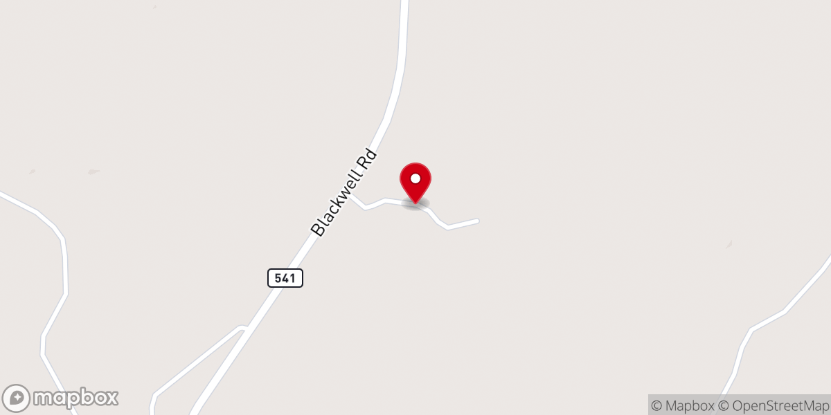 Map showing location of Rock Pisgah Missionary Baptist