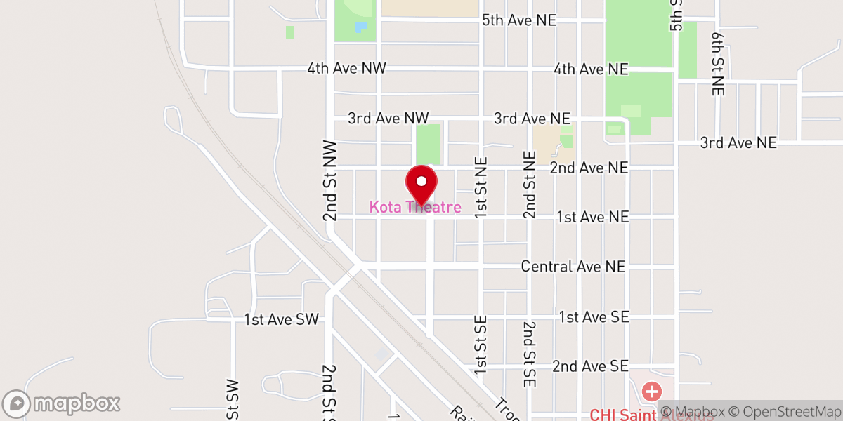 Map showing location of Assemblies of God Church