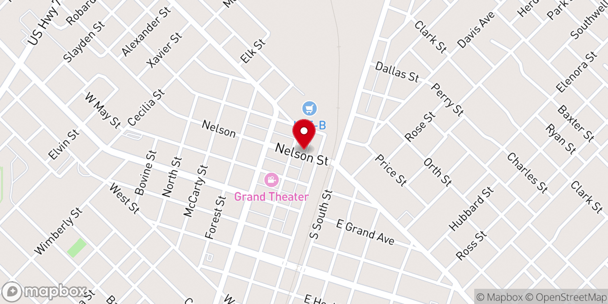 Map showing location of Alene Lyons Justice of Peace