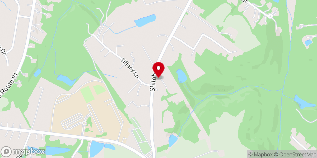 Map showing location of Grace Church