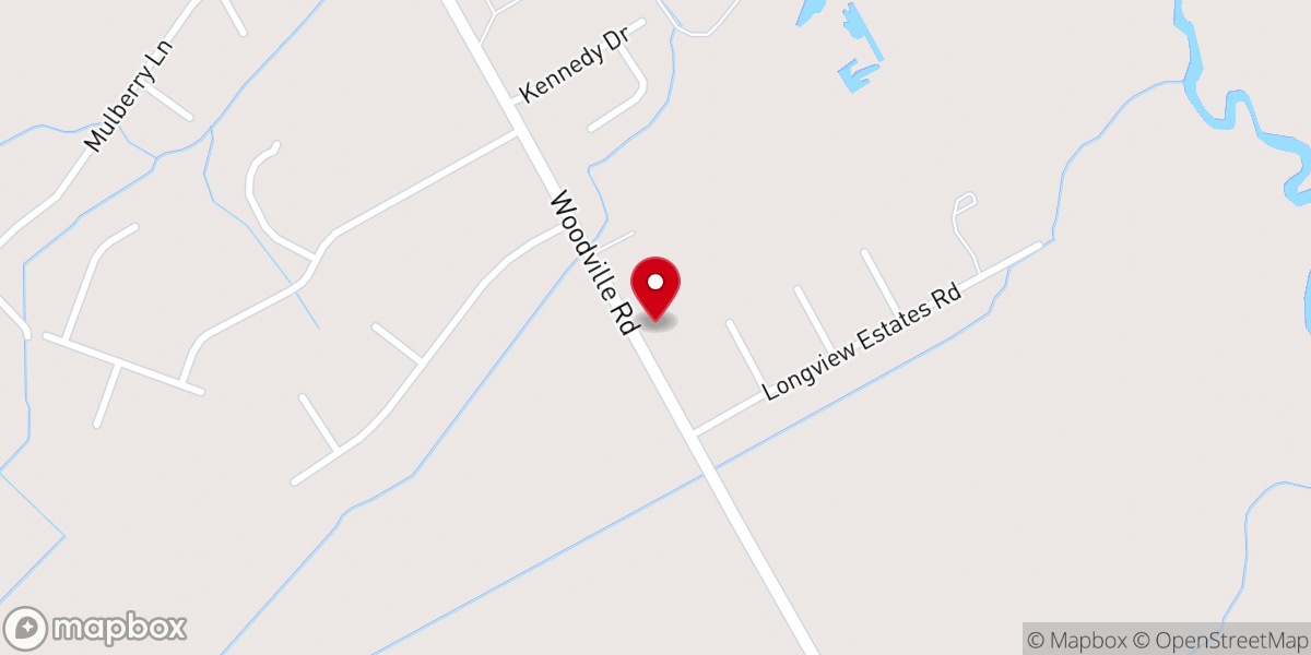 Map showing location of Poole's Grove Missionary Baptist Church