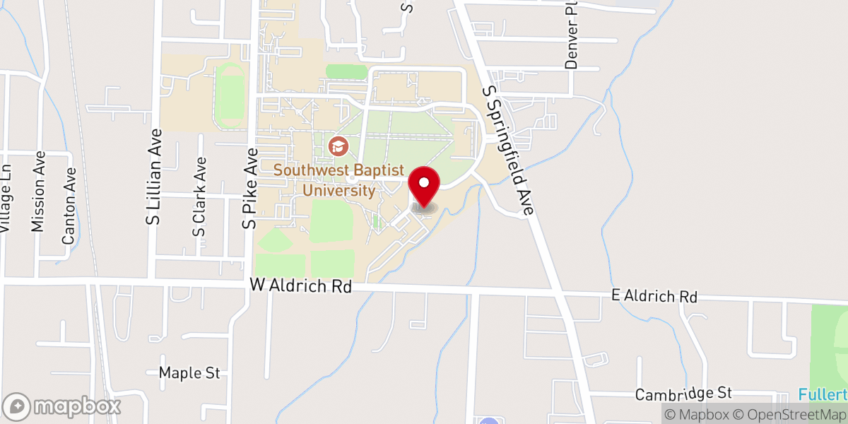 Map showing location of Trinity Church