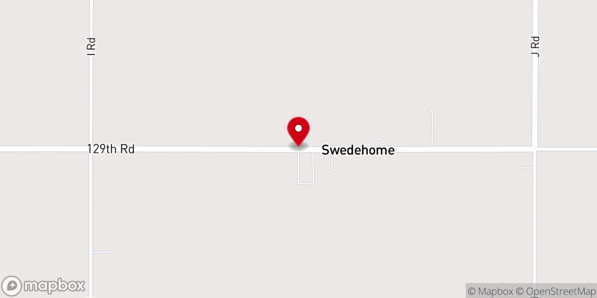 Map showing location of Calvary Lutheran Church Swede Home