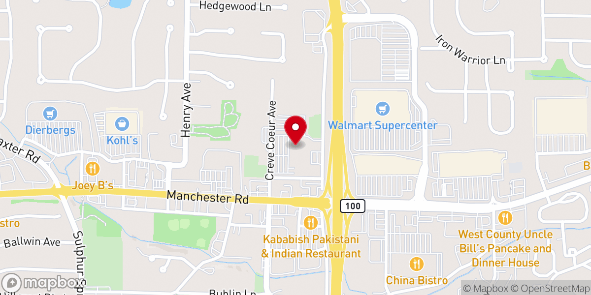 Map showing location of Manchester United Methodist Church