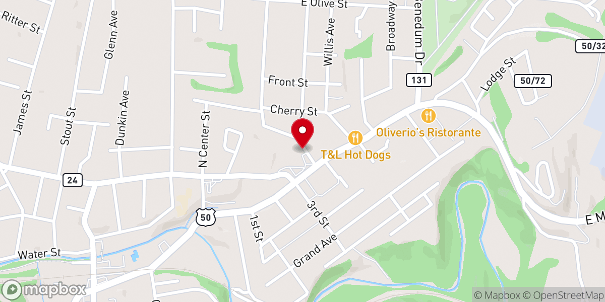 Map showing location of Shepherd's Corner