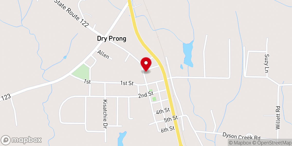 Map showing location of Rue22 Wood Fired Food