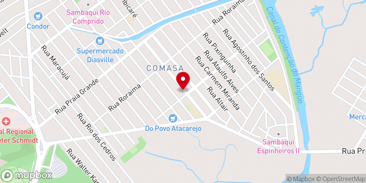 Map showing location of IEPAD Igreja Evangélica Pentecostal Adoração a Deus