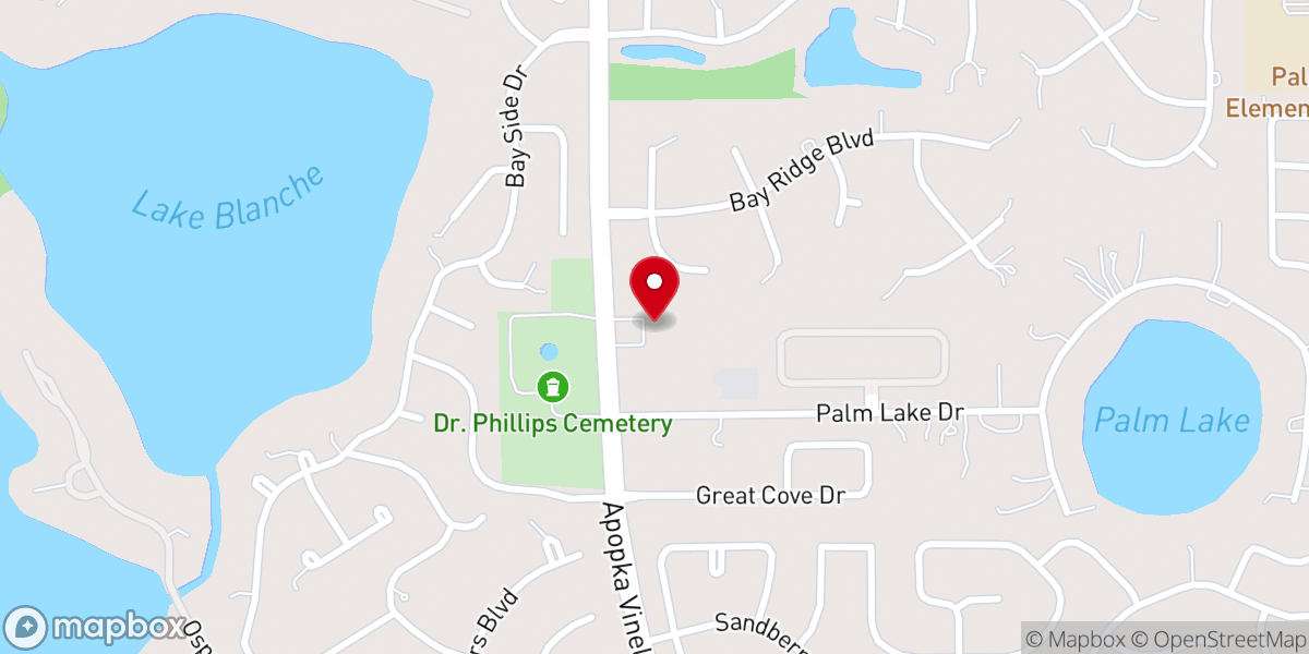 Map showing location of Christ Community Church