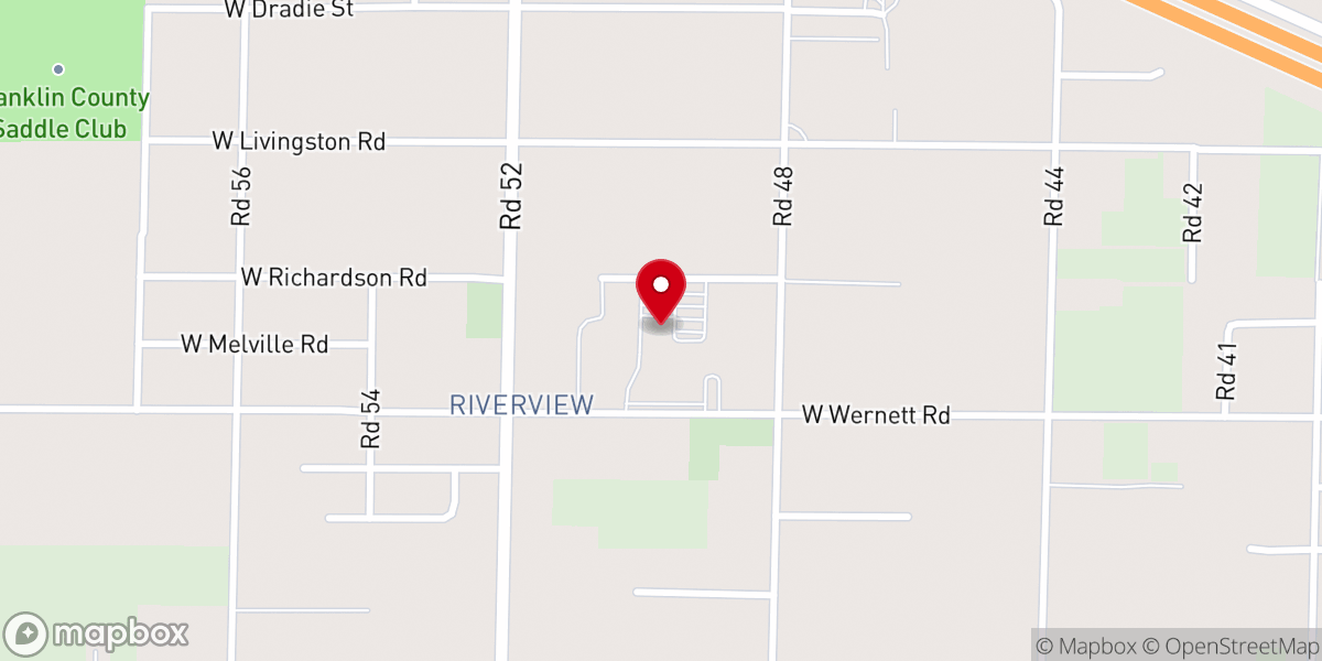 Map showing location of Iglesia Bautista de Riverview