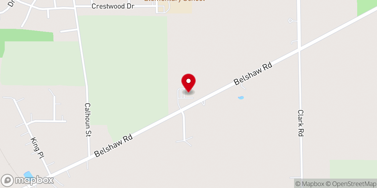 Map showing location of Tot Spot Preschool Of Lowell Indiana