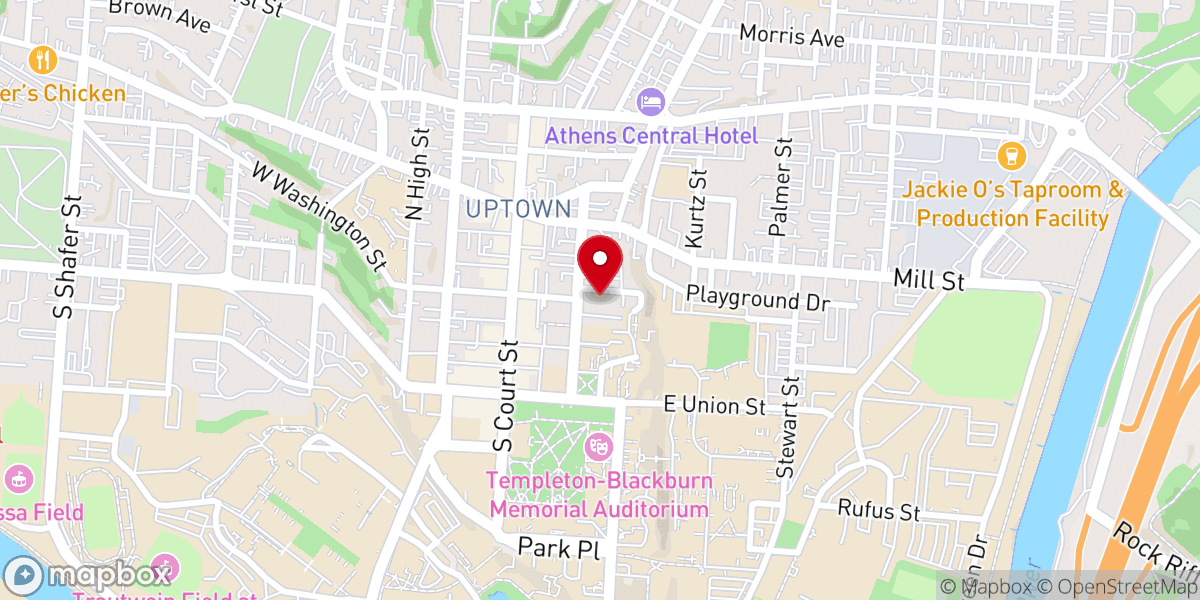 Map showing location of United Korean United Methodist Church