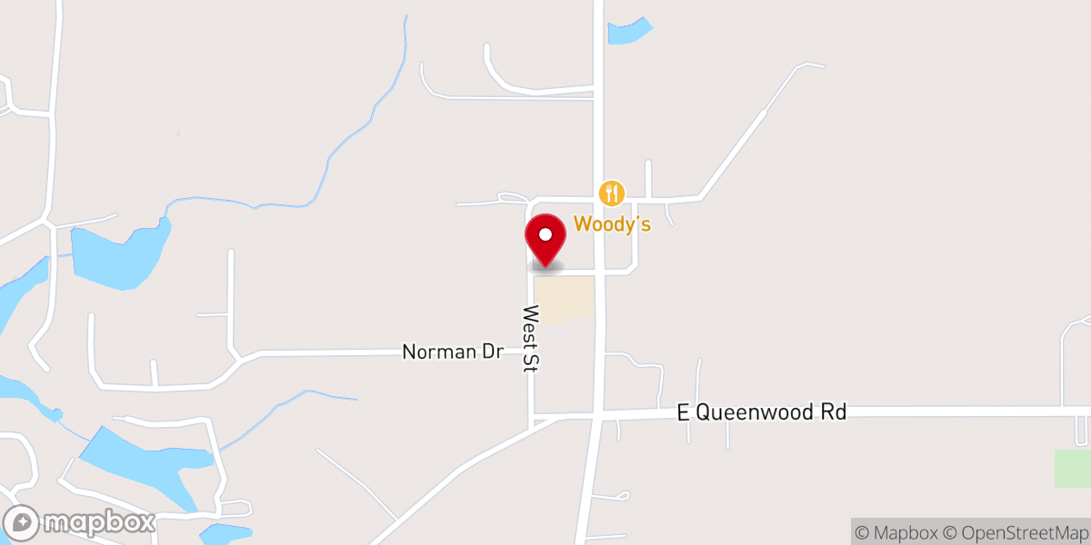 Map showing location of Groveland