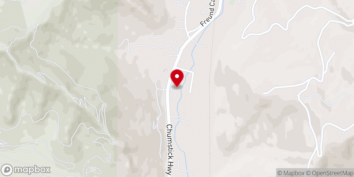 Map showing location of Cascade Mountain Bible Church