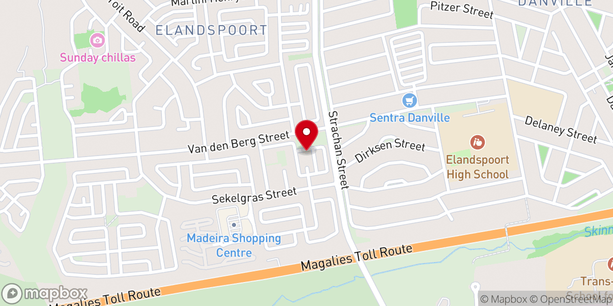Map showing location of AFM Family Fellowship - Westview Assembly