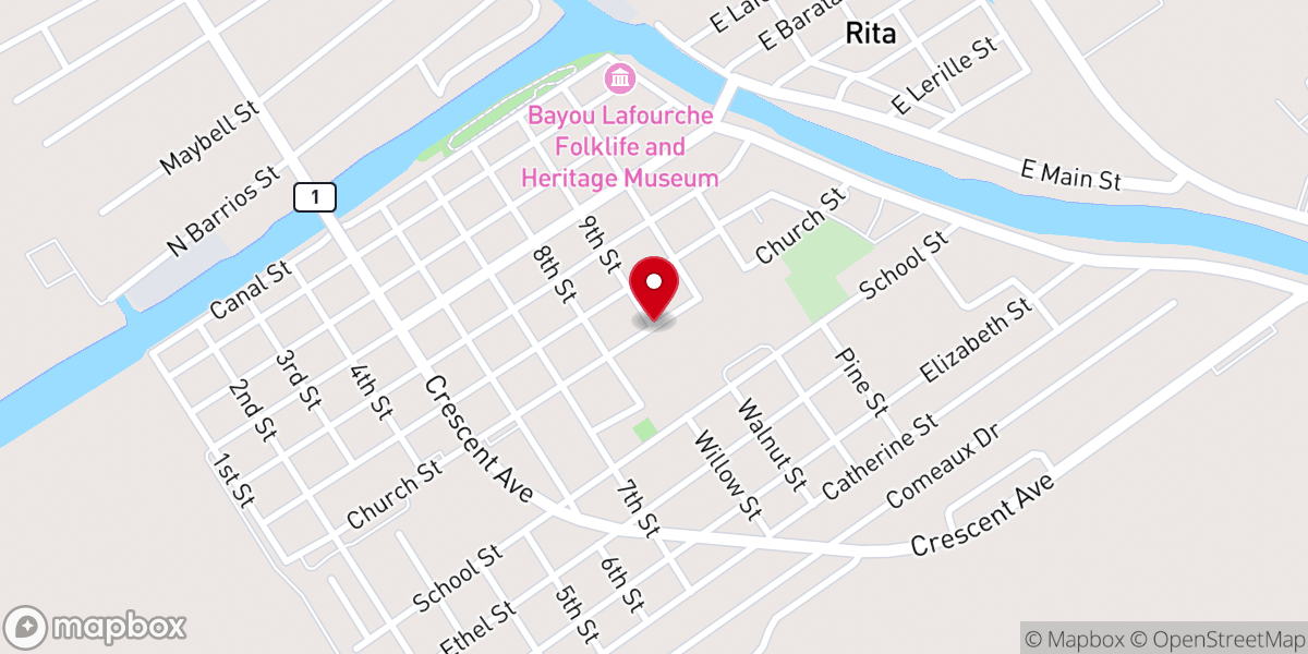 Map showing location of Lockport Ball Park