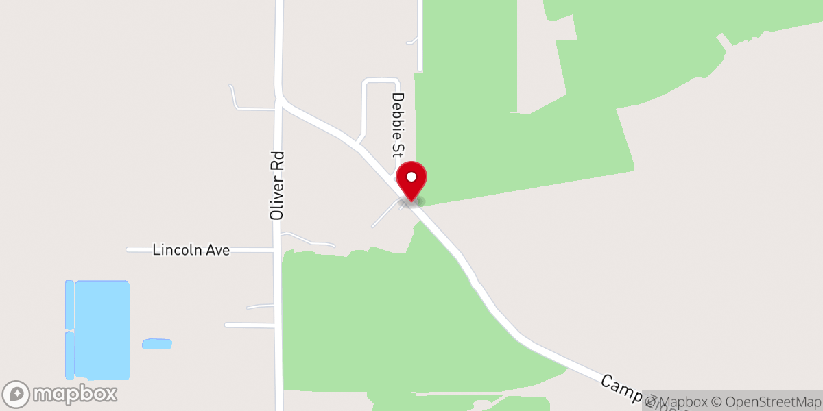 Map showing location of Campzion Baptist Church