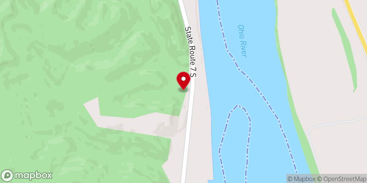 Map showing location of Christ United Methodist Church