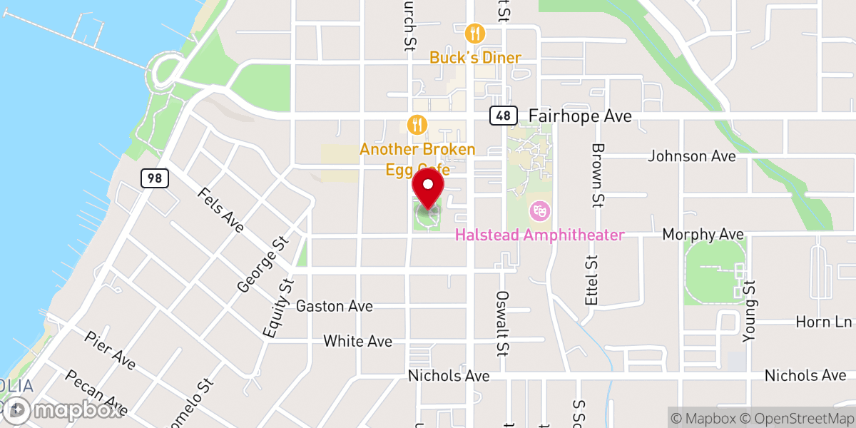 Map showing location of Fairhopers Community Park