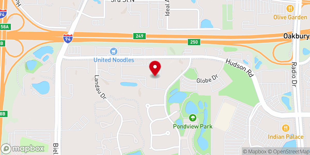 Map showing location of River Valley Church - Woodbury Campus