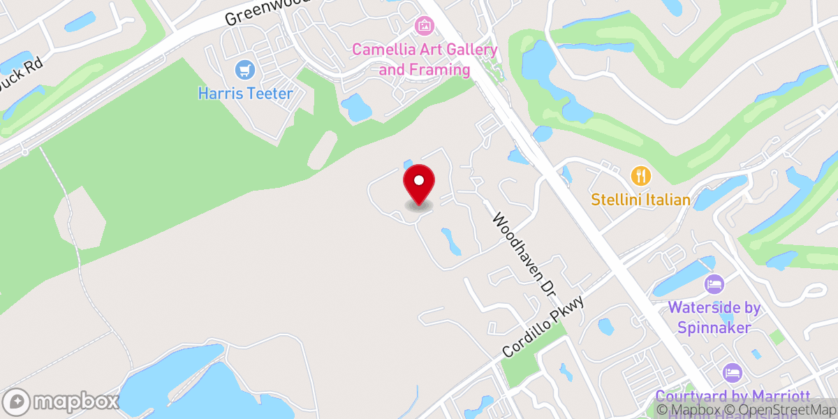 Map showing location of Chapel Without Walls