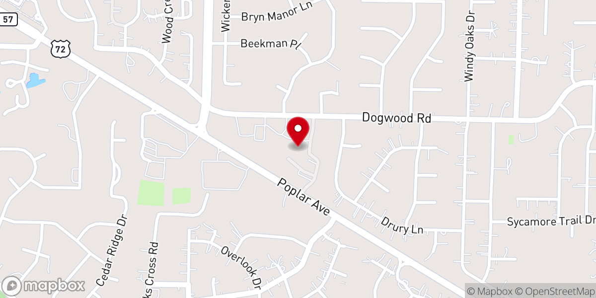 Map showing location of Wellspring Community Church
