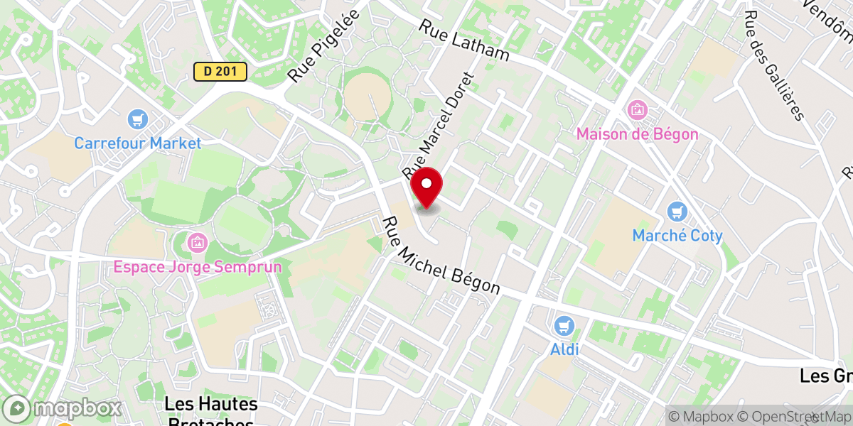 Map showing location of Église Protestante Evangélique du Blésois