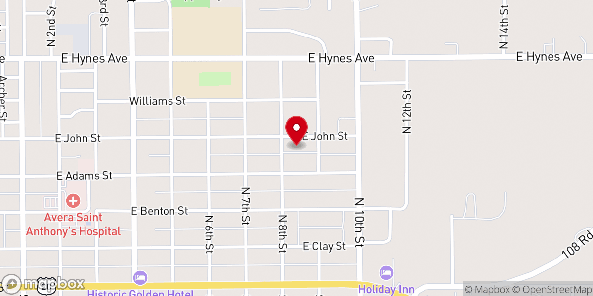 Map showing location of Solid Rock Youth Center - Faith Community Church