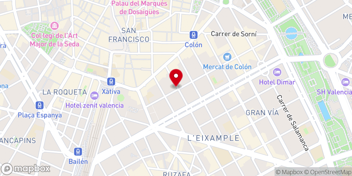 Map showing location of Obra San Juan de Ávila