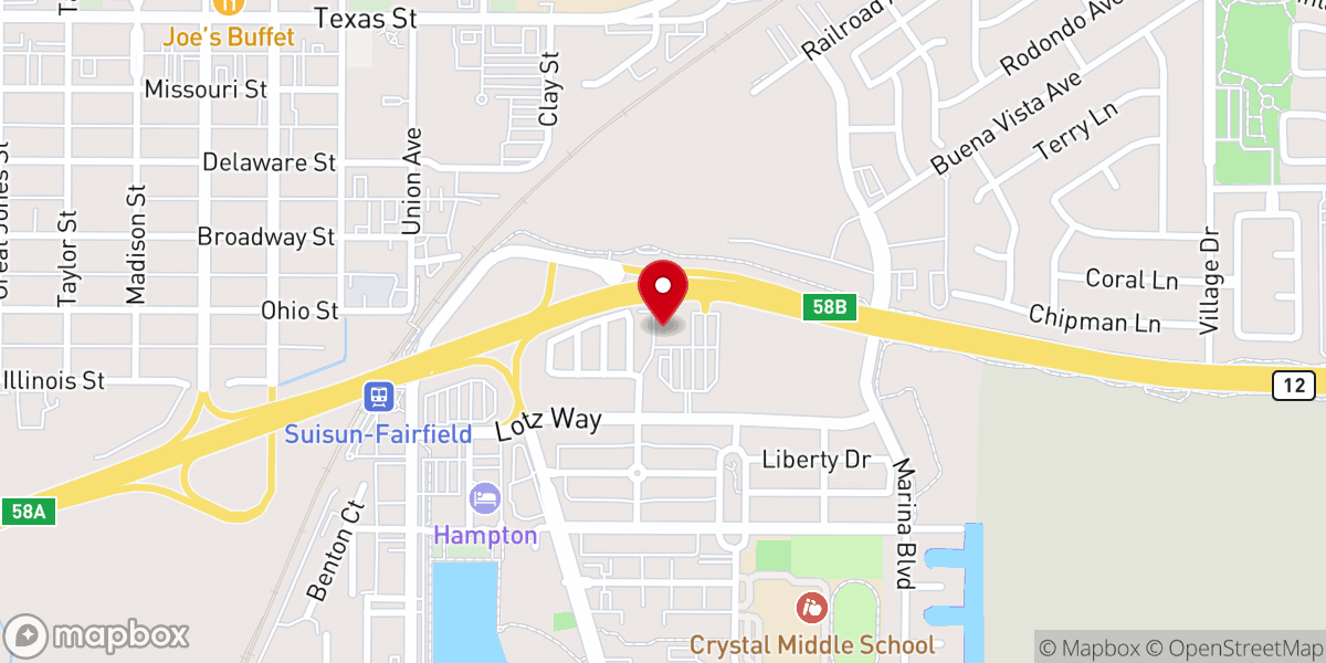 Map showing location of Sweet anointing COGIC