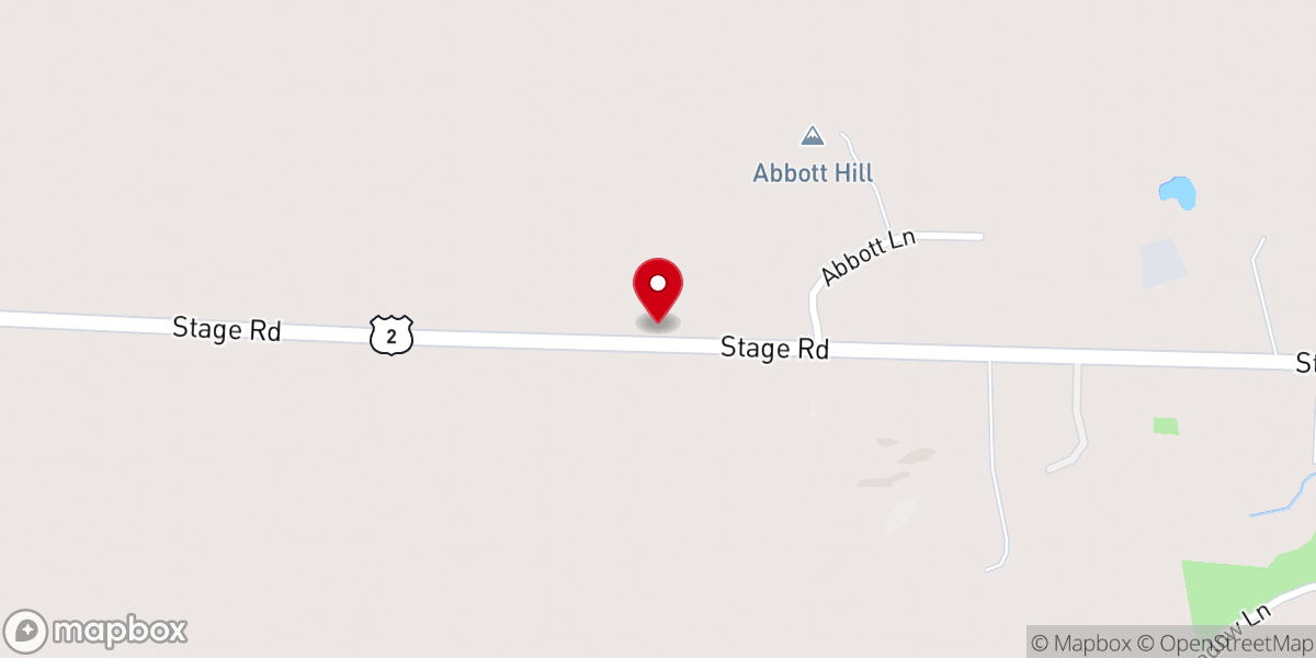 Map showing location of Conant Orchards