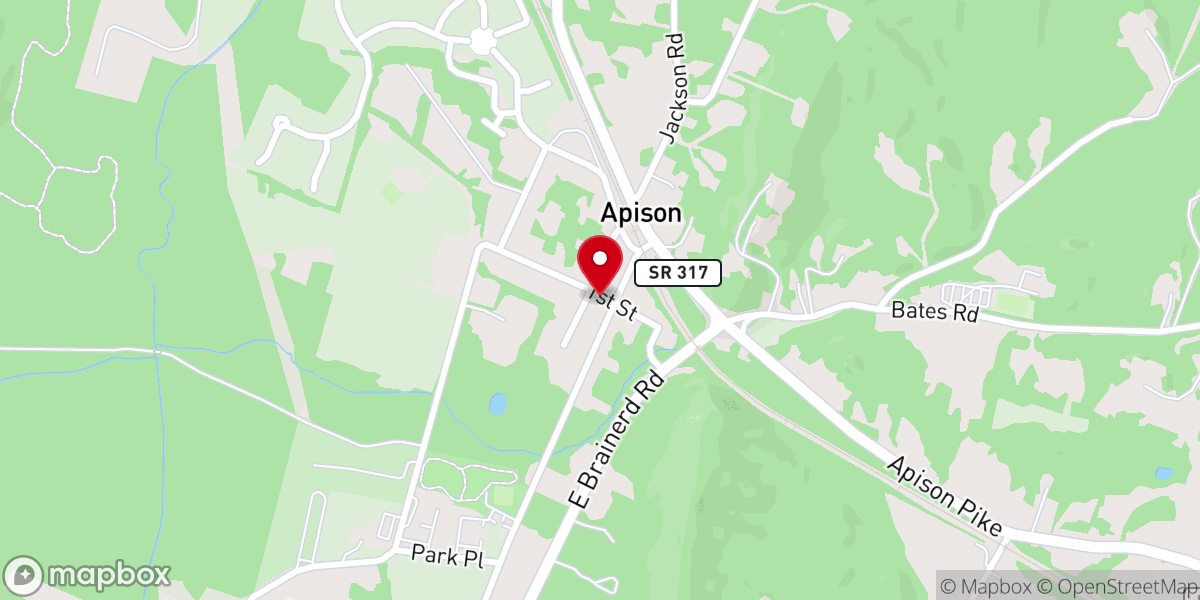 Map showing location of Chapel & Office Food Pantry