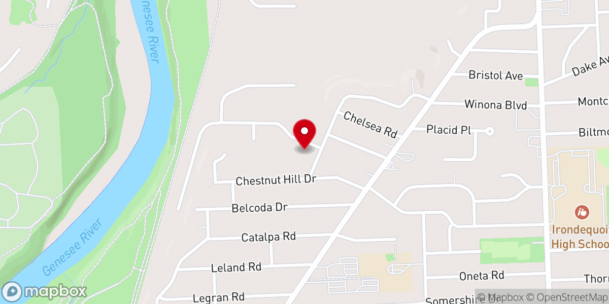 Map showing location of Trinity Communion Church