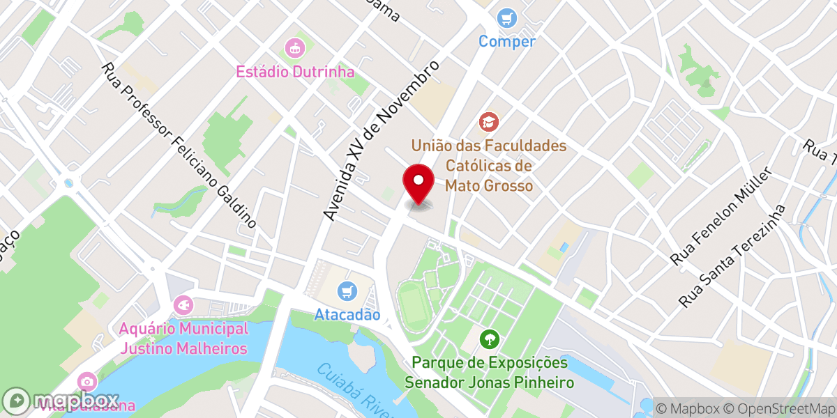 Map showing location of ICBCuiabá - Igreja Casa da Bênção de Cuiabá
