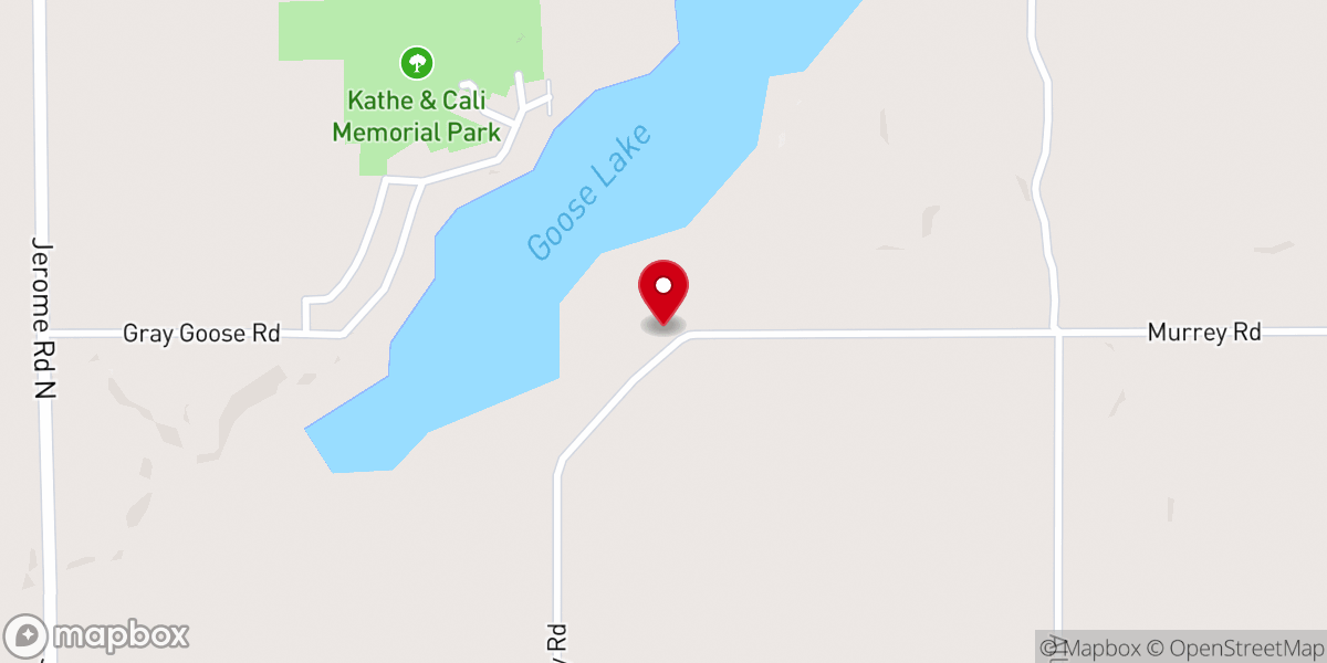 Map showing location of St Francis Camp On the Lake