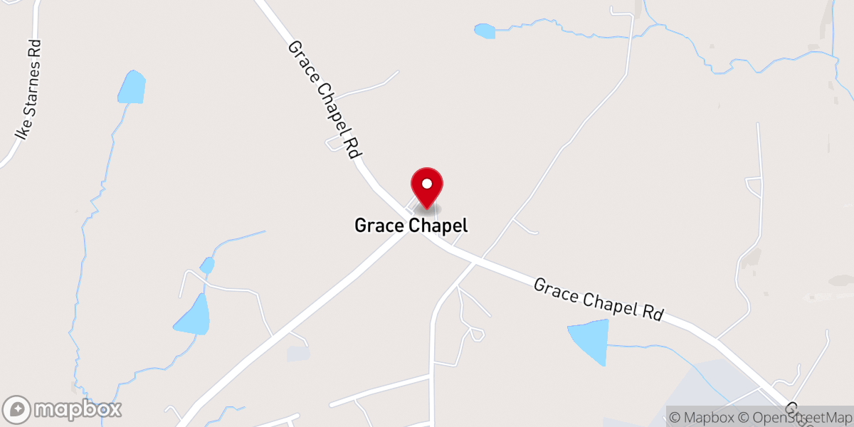 Map showing location of Grace Chapel Global Methodist Church