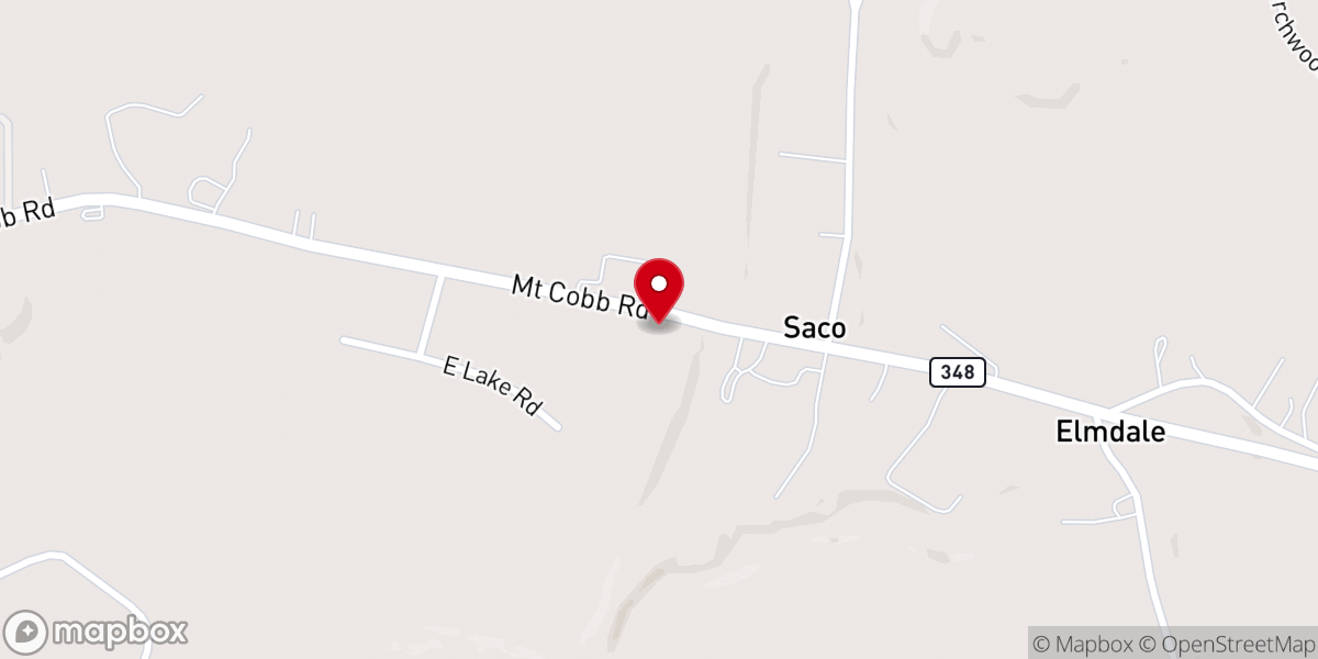 Map showing location of Elmdale Independent Church
