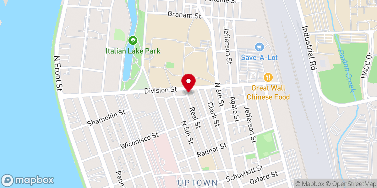 Map showing location of Lingo Memorial Church of God