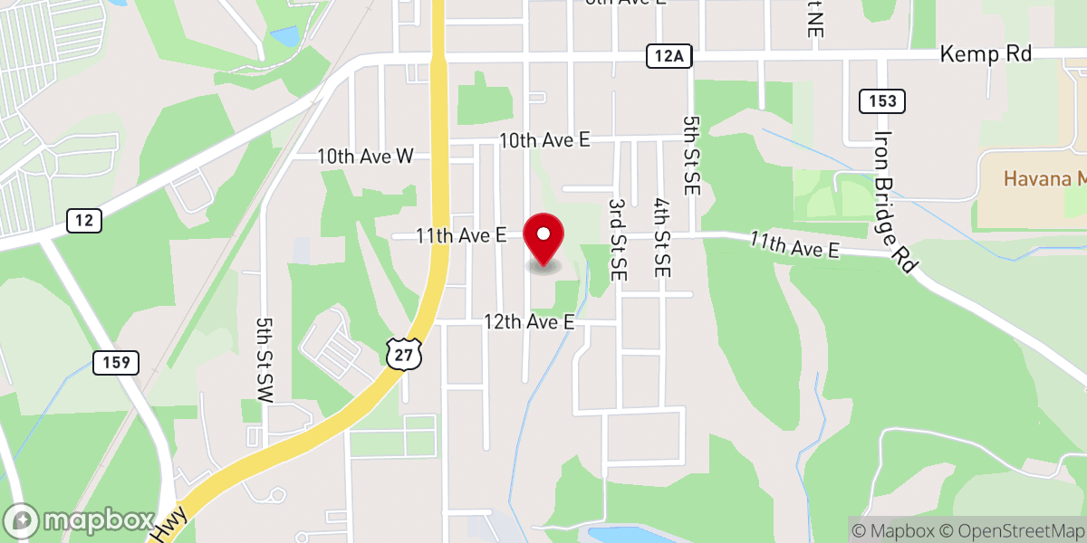 Map showing location of New Jerusalem First Baptist Church sandusky ohio