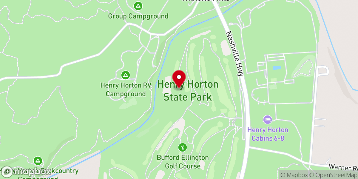 Map showing location of Henry Horton State Park
