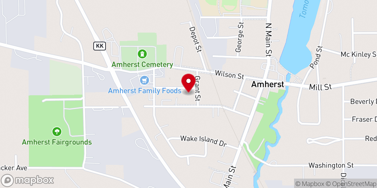 Map showing location of St Paul's Lutheran Church