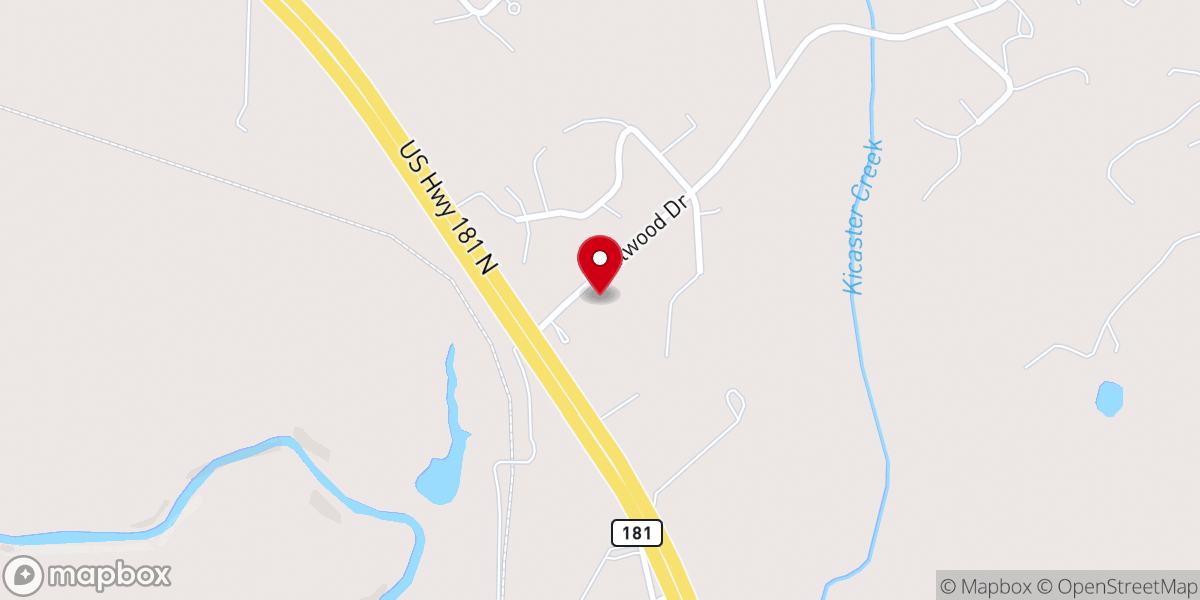 Map showing location of The Turning Point Church