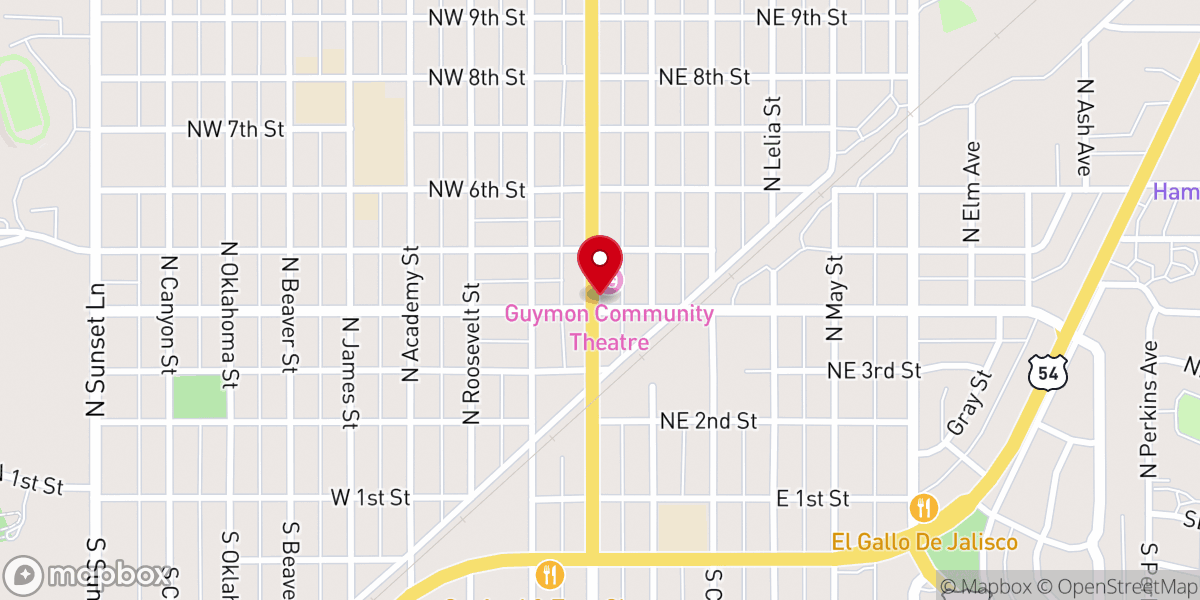 Map showing location of New Life Christian Center