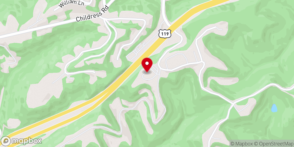 Map showing location of Southridge Church