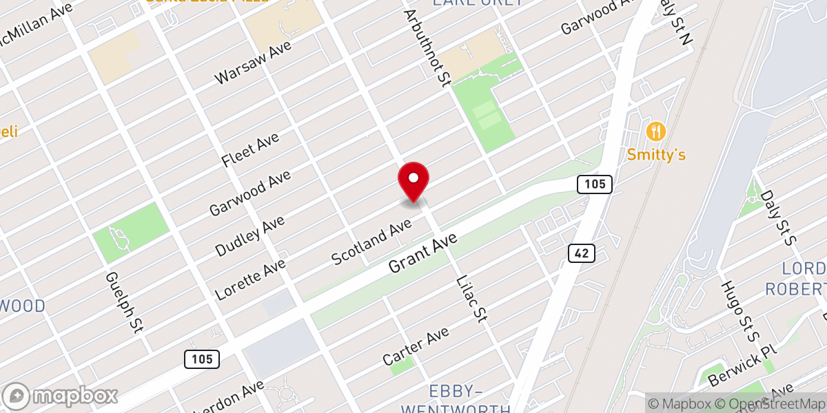 Map showing location of Church of The Way