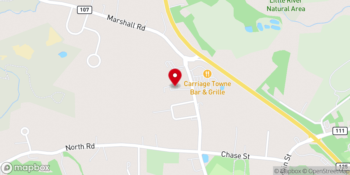 Map showing location of Steppin' Out Dance Academy