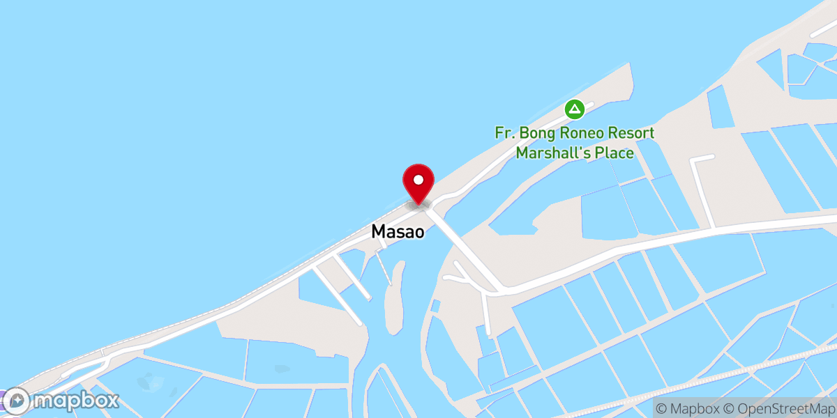 Map showing location of Magellan's Anchorage